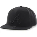 epci-plata-negru-snapback-de-atlanta-braves-mlb-de-47-brand
