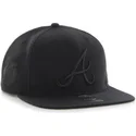 epci-plata-negru-snapback-de-atlanta-braves-mlb-de-47-brand
