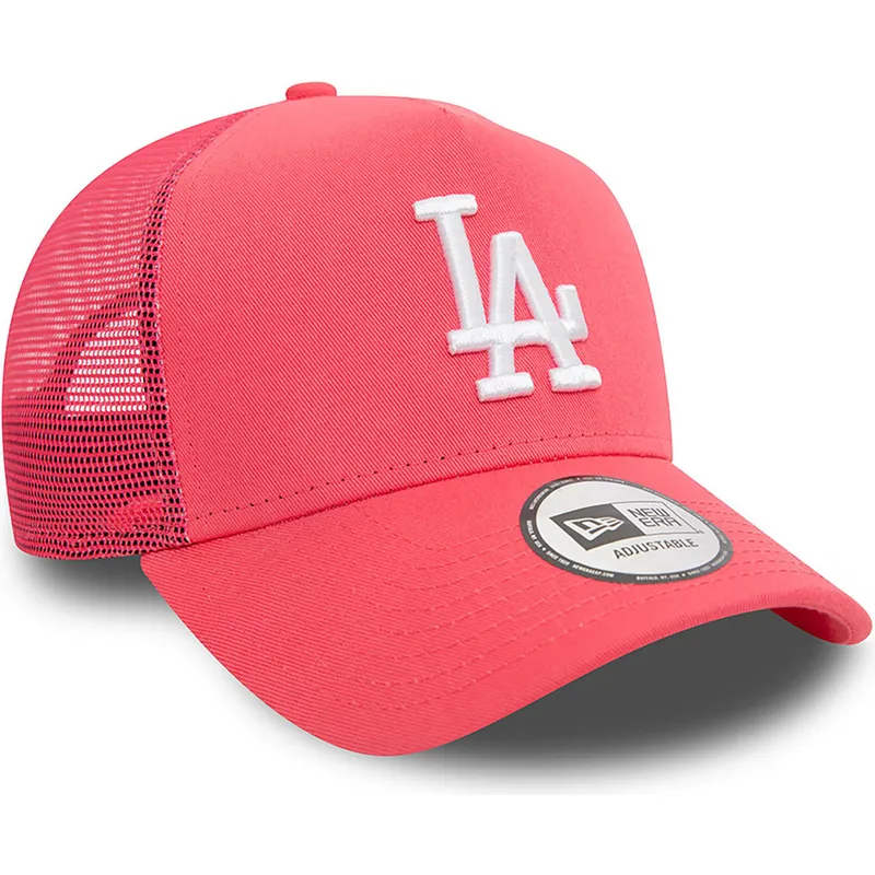 epci-curbata-roz-snapback-a-frame-league-essential-de-los-angeles-dodgers-mlb-de-new-era