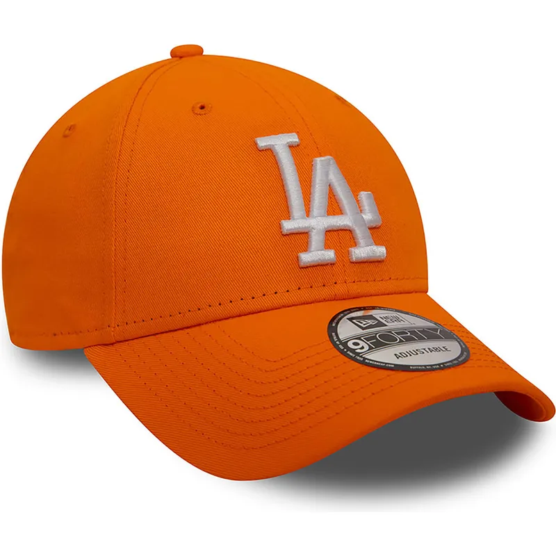 epci-curbata-portocaliu-reglabila-9forty-league-essential-de-los-angeles-dodgers-mlb-de-new-era