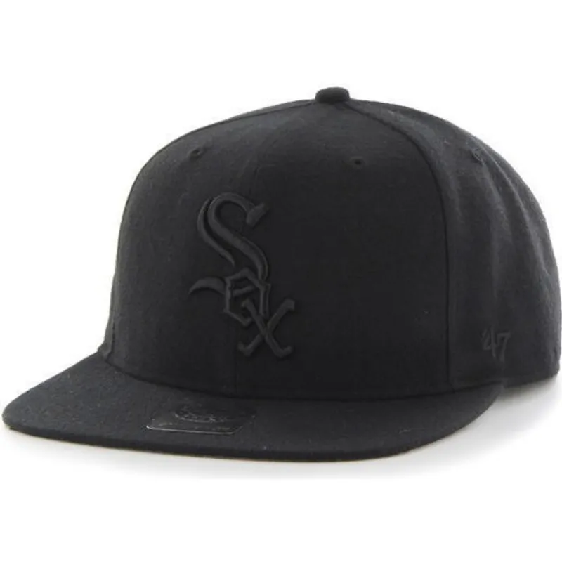 epci-plata-negru-snapback-de-chicago-white-sox-mlb-de-47-brand
