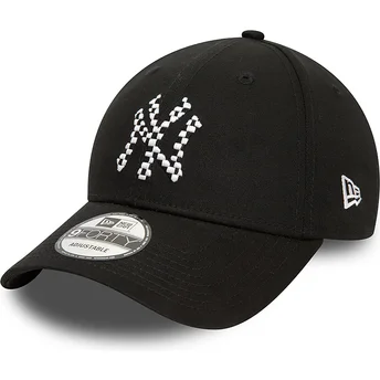 Șepci curbată negru reglabilă 9FORTY Seasonal Infill de New York Yankees MLB de New Era