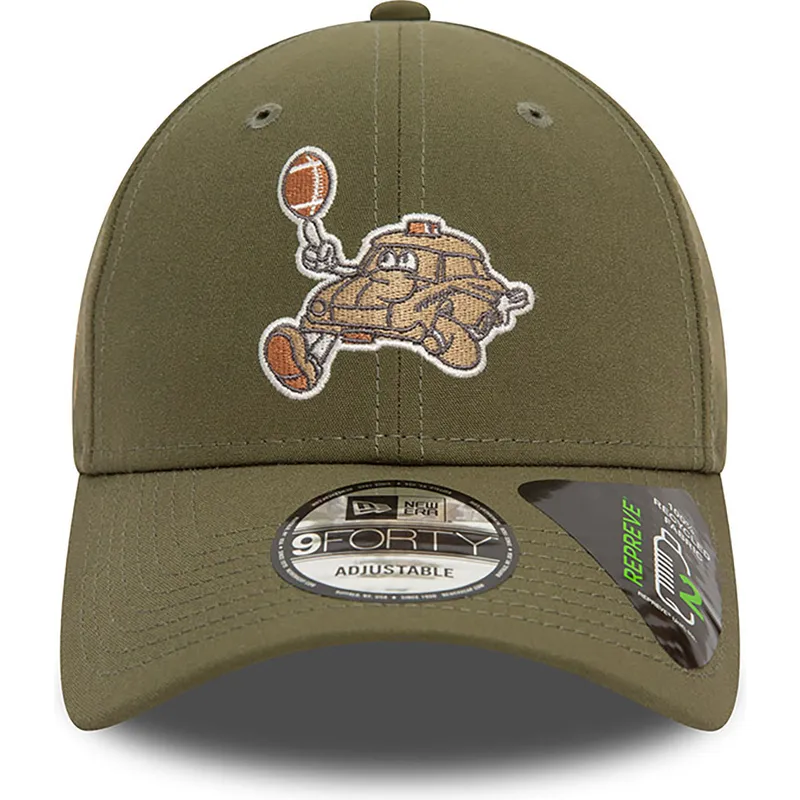 gron-bojd-justerbar-keps-9forty-repreve-football-taxi-fran-new-era