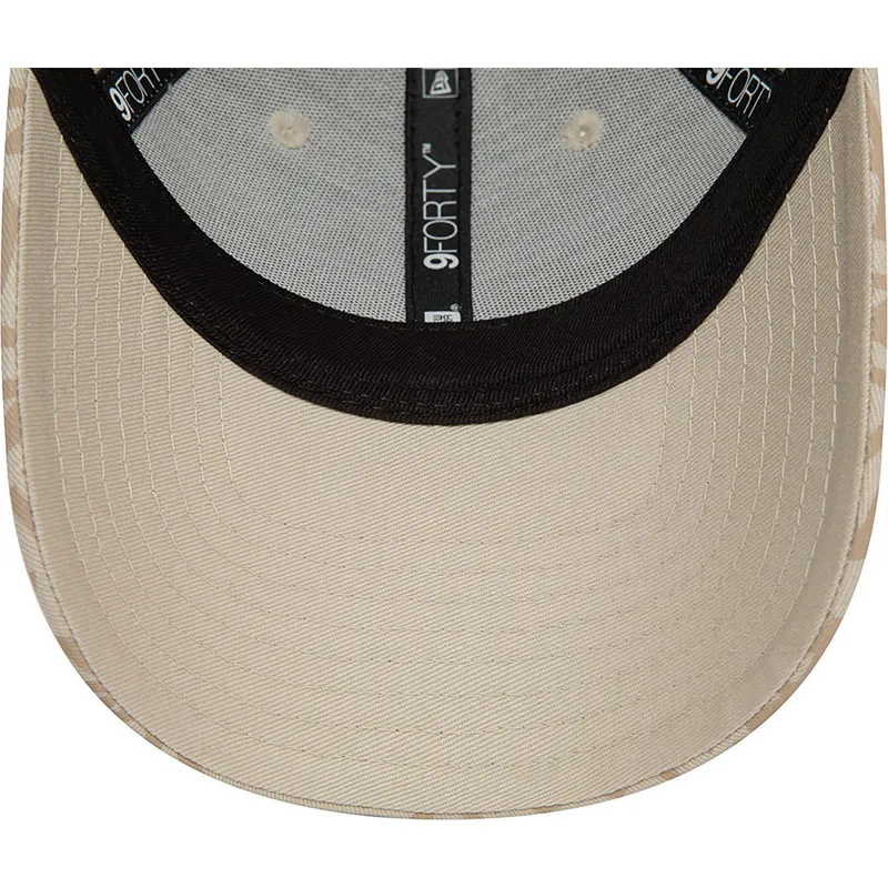 epci-curbata-bej-reglabila-9forty-monogram-de-new-york-yankees-mlb-de-new-era
