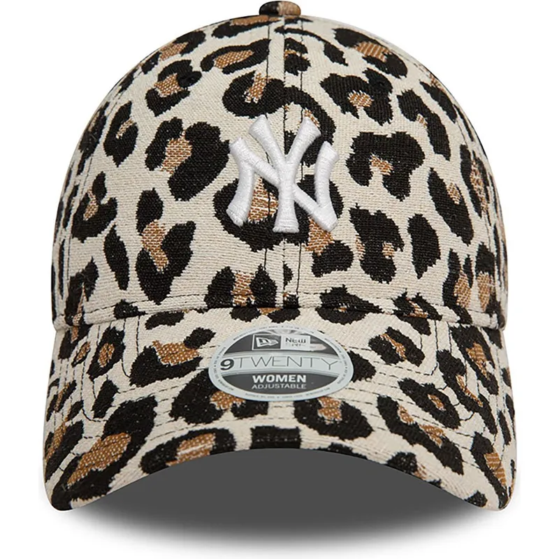 epci-curbata-leopard-reglabila-9forty-jacquard-de-new-york-yankees-mlb-de-new-era