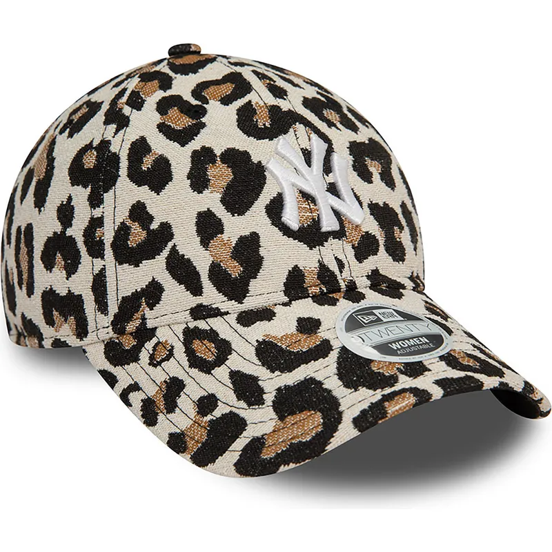 epci-curbata-leopard-reglabila-9forty-jacquard-de-new-york-yankees-mlb-de-new-era