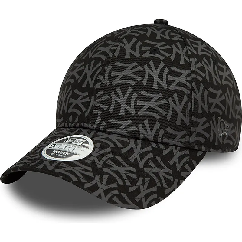 epci-curbata-negru-reglabila-9forty-monogram-de-new-york-yankees-mlb-de-new-era