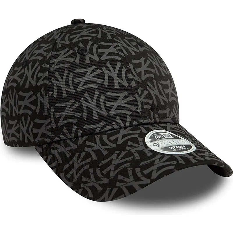 epci-curbata-negru-reglabila-9forty-monogram-de-new-york-yankees-mlb-de-new-era