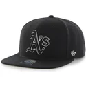 epci-plata-negru-snapback-de-oakland-athletics-mlb-de-47-brand