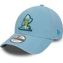 new-era-curved-brim-9forty-ice-cream-character-blue-adjustable-cap