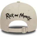casquette-courbee-beige-ajustable-9forty-character-morty-smith-rick-et-morty-new-era