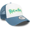 gorra-trucker-blanca-y-azul-a-frame-character-de-rick-y-morty-de-new-era