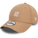 gorra-curva-marron-ajustable-9forty-de-new-era