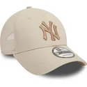 epci-curbata-bej-snapback-9forty-home-field-de-new-york-yankees-mlb-de-new-era