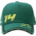 zielona-zakrzywiona-czapka-z-daszkiem-regulowana-tech-aston-martin-f1-team-x-kimoa