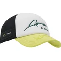 czapka-trucker-biala-czarna-i-zolta-regulowana-aston-martin-f1-team-x-kimoa