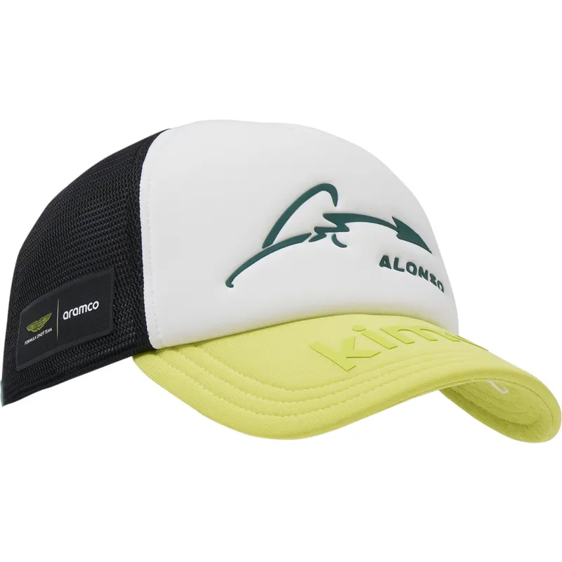 czapka-trucker-biala-czarna-i-zolta-regulowana-aston-martin-f1-team-x-kimoa
