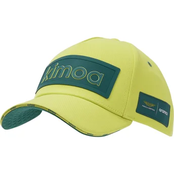 Șepci curbată galben bandă reglabilă Patch Aston Martin F1 Team X Kimoa de Aston Martin Formula 1 de Kimoa