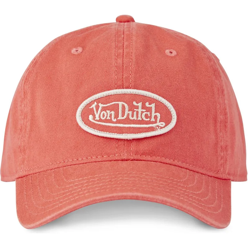 gorra-curva-rosa-regolabile-log-pnk-di-von-dutch