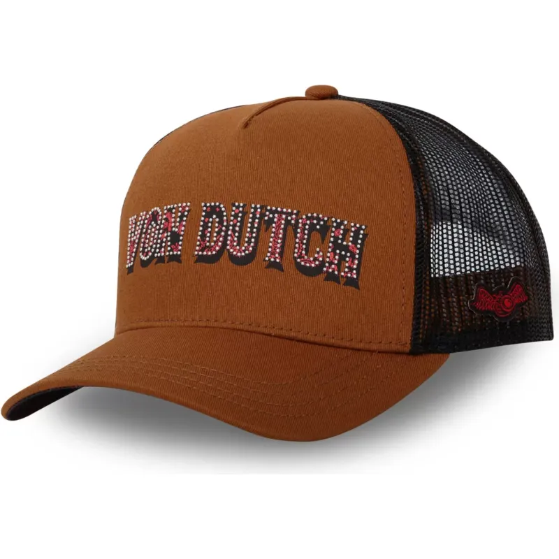 epci-curbata-maro-snapback-stud-n-de-von-dutch