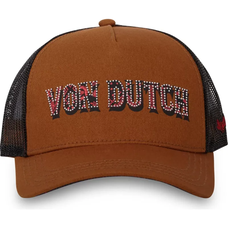 epci-curbata-maro-snapback-stud-n-de-von-dutch