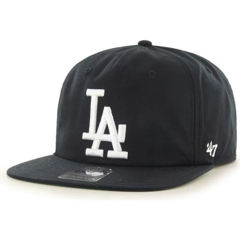 epci-plata-negru-snapback-de-los-angeles-dodgers-mlb-de-47-brand