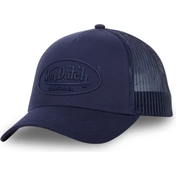 Von Dutch marineblaue Trucker-Kappe LOG02