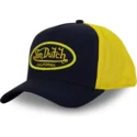 casquette-trucker-noire-et-jaune-blye-ct-von-dutch