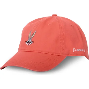 Gorra curva naranja ajustable Bugs Bunny BUG2 CD Looney Tunes de Capslab