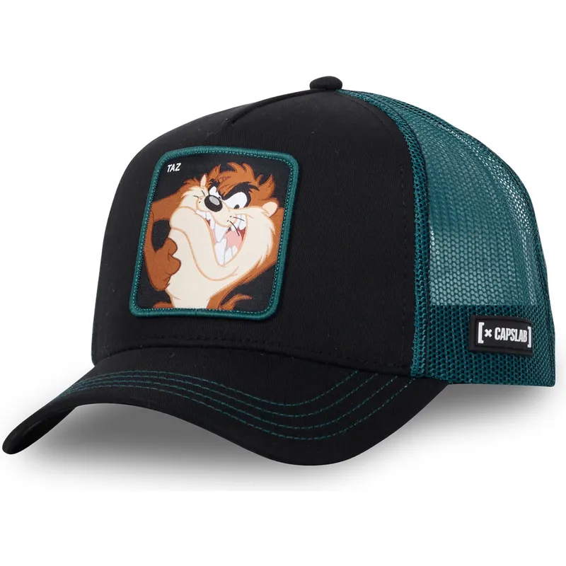 epci-curbata-negru-snapback-diavolul-tasmanian-looney-tunes-de-capslab