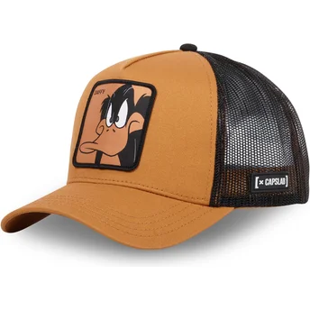 Gorra trucker marrone e nera Daffy Duck DAF1 CT Looney Tunes di Capslab
