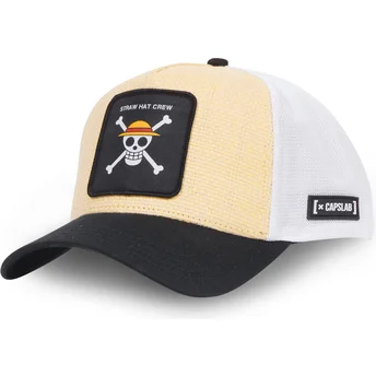 Cappellino trucker multicolore Straw Hat Pirates STRA CT One Piece di Capslab
