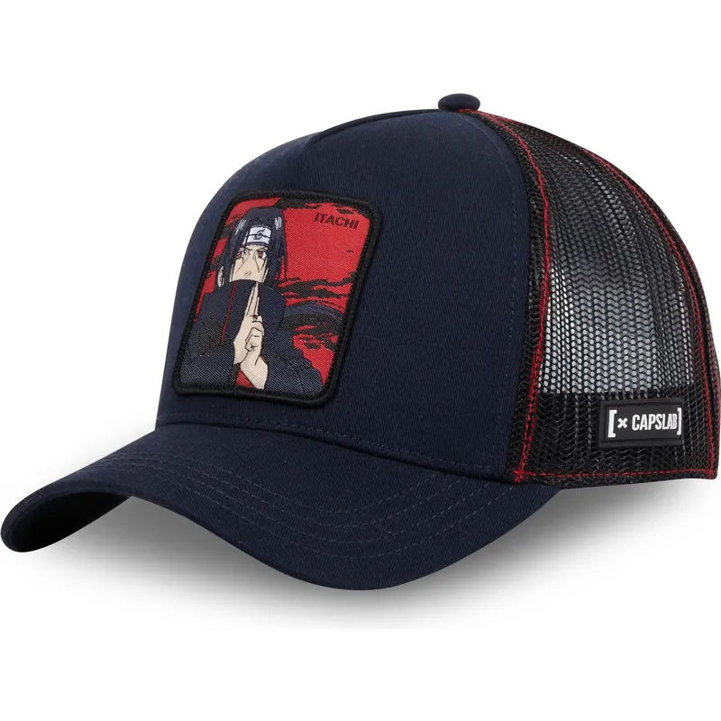 casquette-trucker-bleue-marine-itachi-uchiha-inu-naruto-capslab