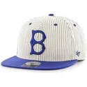 epci-plata-alb-snapback-rayas-de-los-angeles-dodgers-mlb-de-47-brand