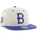 epci-plata-alb-snapback-rayas-de-los-angeles-dodgers-mlb-de-47-brand