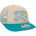 epci-curbata-bej-snapback-american-keep-truckin-9fifty-retro-crown-a-frame-de-new-era