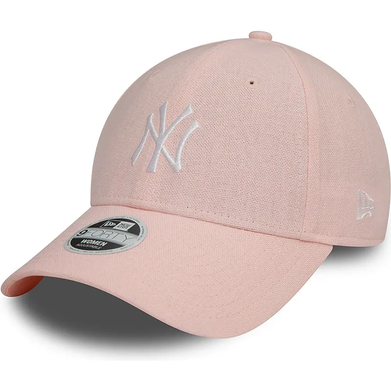 epci-curbata-roz-reglabila-9forty-linen-de-new-york-yankees-mlb-de-new-era epci-curbata-roz-reglabila-9forty-linen-de-new-york-yankees-mlb-de-new-era