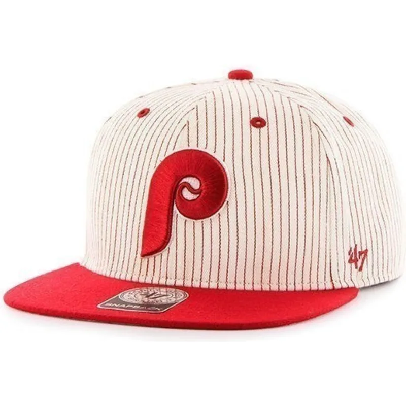 epci-plata-alb-snapback-rayas-rojas-de-philadelphia-phillies-mlb-de-47-brand