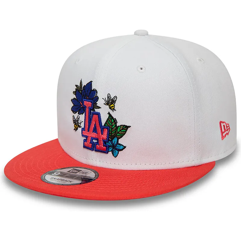 biala-i-czerwona-czapka-z-daszkiem-typu-snapback-9fifty-floral-los-angeles-dodgers-mlb-od-new-era