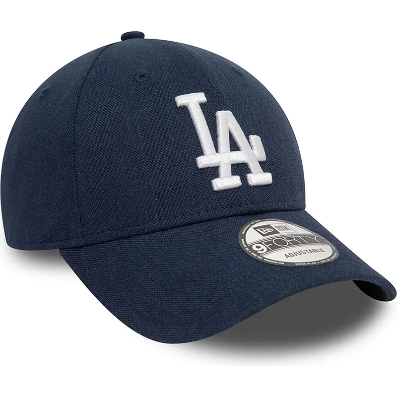 epci-curbata-bleumarin-reglabila-9forty-linen-de-los-angeles-dodgers-mlb-de-new-era