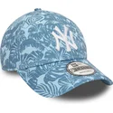 new-era-curved-brim-9forty-summer-all-over-print-new-york-yankees-mlb-blue-adjustable-cap