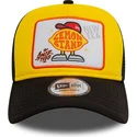 casquette-trucker-jaune-et-noire-lemon-stand-life-gave-me-lemons-a-frame-patch-new-era