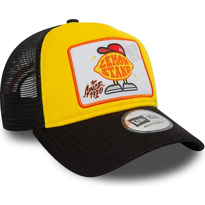 epci-curbata-galben-snapback-lemon-stand-life-gave-me-lemons-a-frame-patch-de-new-era
