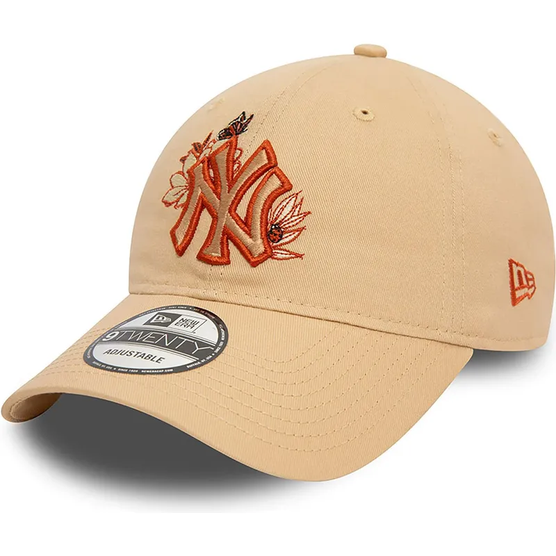 epci-curbata-maro-reglabila-9twenty-floral-de-new-york-yankees-mlb-de-new-era
