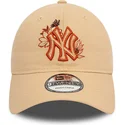 epci-curbata-maro-reglabila-9twenty-floral-de-new-york-yankees-mlb-de-new-era