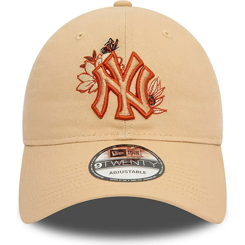 epci-curbata-maro-reglabila-9twenty-floral-de-new-york-yankees-mlb-de-new-era
