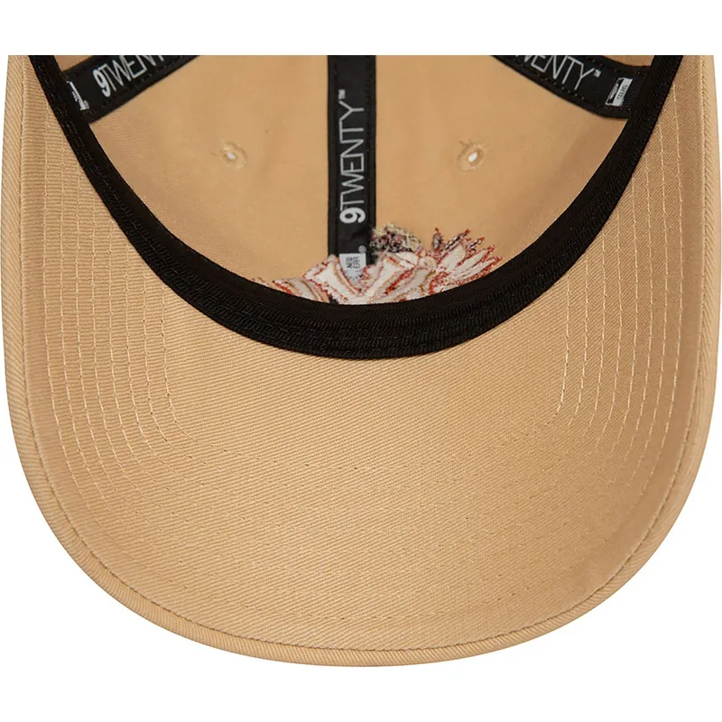 epci-curbata-maro-reglabila-9twenty-floral-de-new-york-yankees-mlb-de-new-era