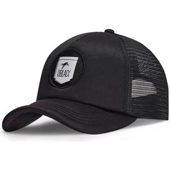 Czarna czapka truckerka Classic od Oblack