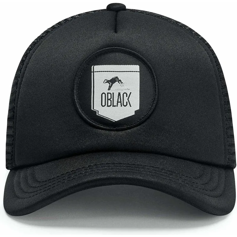 gorra-trucker-nera-classic-di-oblack