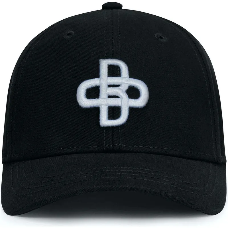 cappellino-curvo-nero-regolabile-baseball-peach-di-oblack